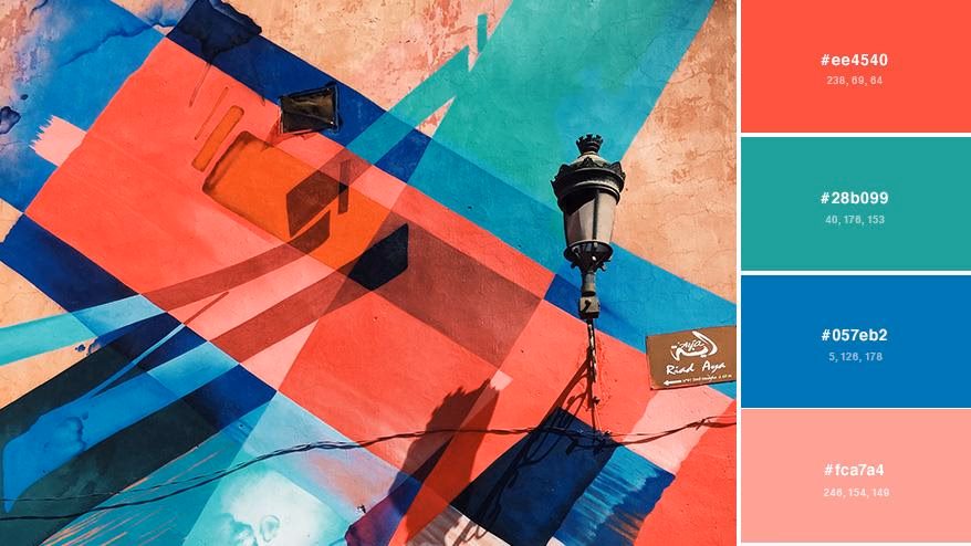 "Web design tips" based on the impact of color