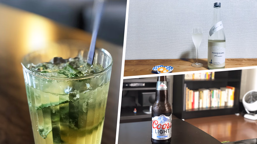 A quick drink after work.<br> A recommended drink for summer.