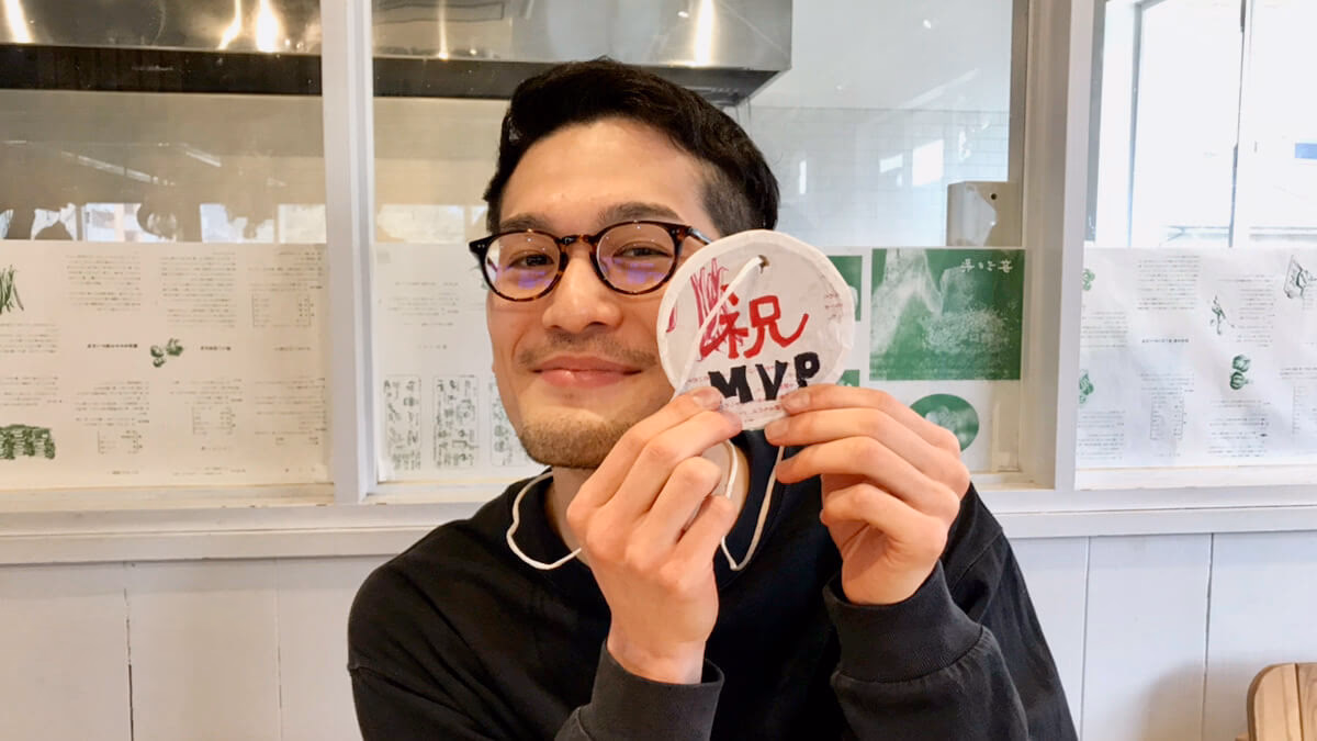 Congratulations to MVP Takumi Kuno who is becoming more and more reliable