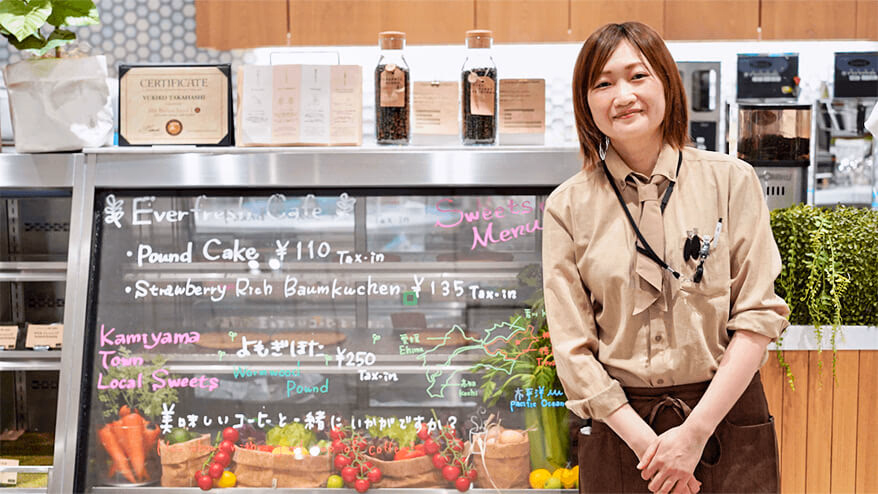 Meeting people who create delicious food is what nourishes me as a barista. Yukiko Takahashi, Food Researcher, MONOSUS