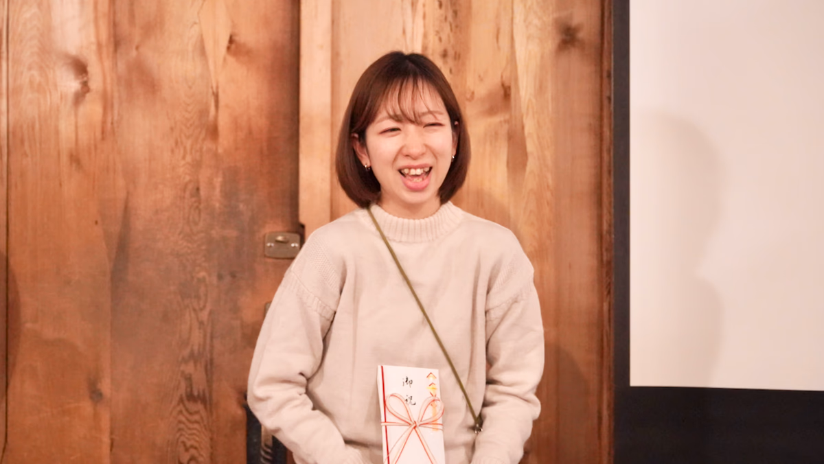 Congratulations on the MVP! Harumi Tasaki supports everyone with kindness, strictness, and gentleness.