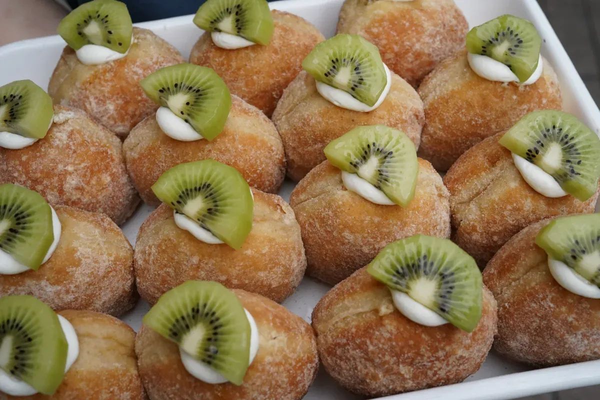 The action camera is attached to the chest using a chest mount.