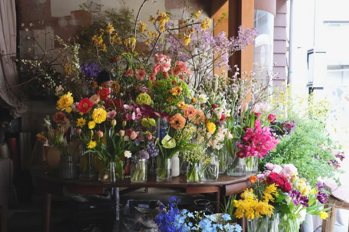 Photo of a flower shop