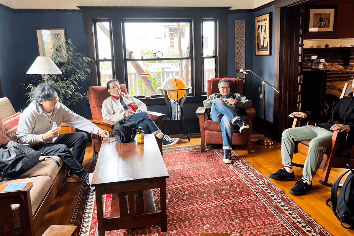 Meeting during the US inspection tour