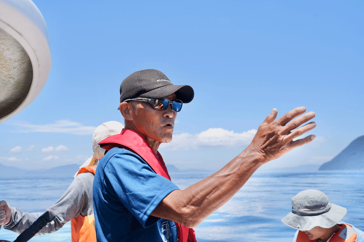 Our guide, Mr. Fujimoto