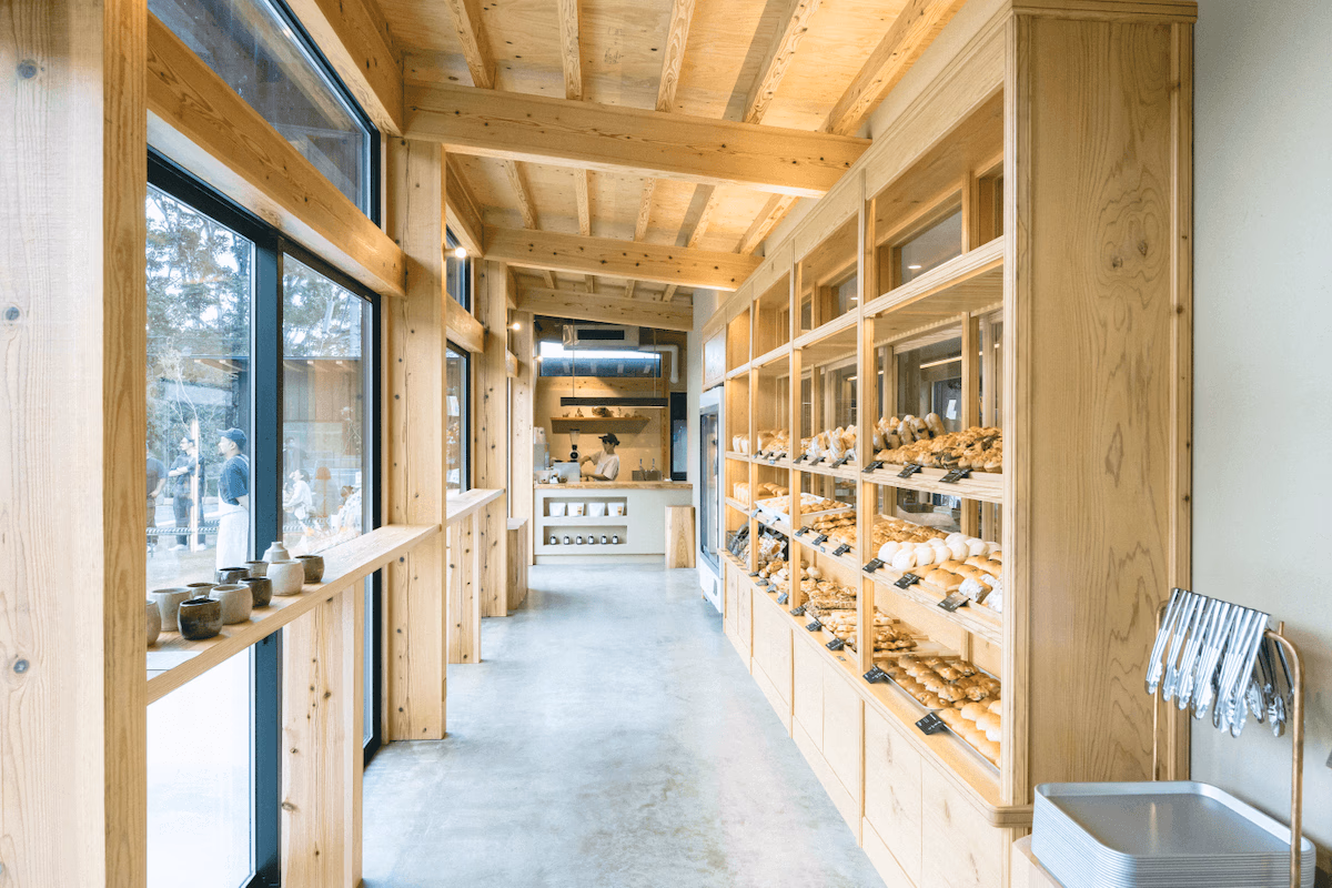 店内の風景