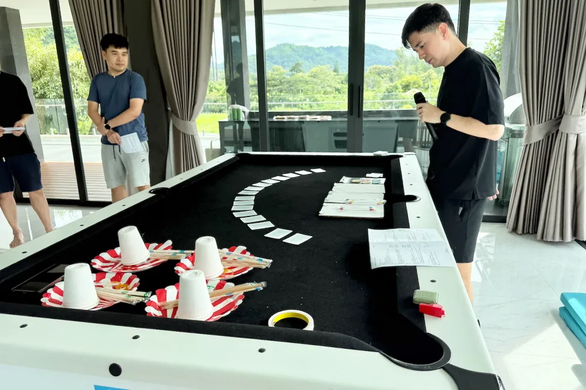 ゲームをしている様子