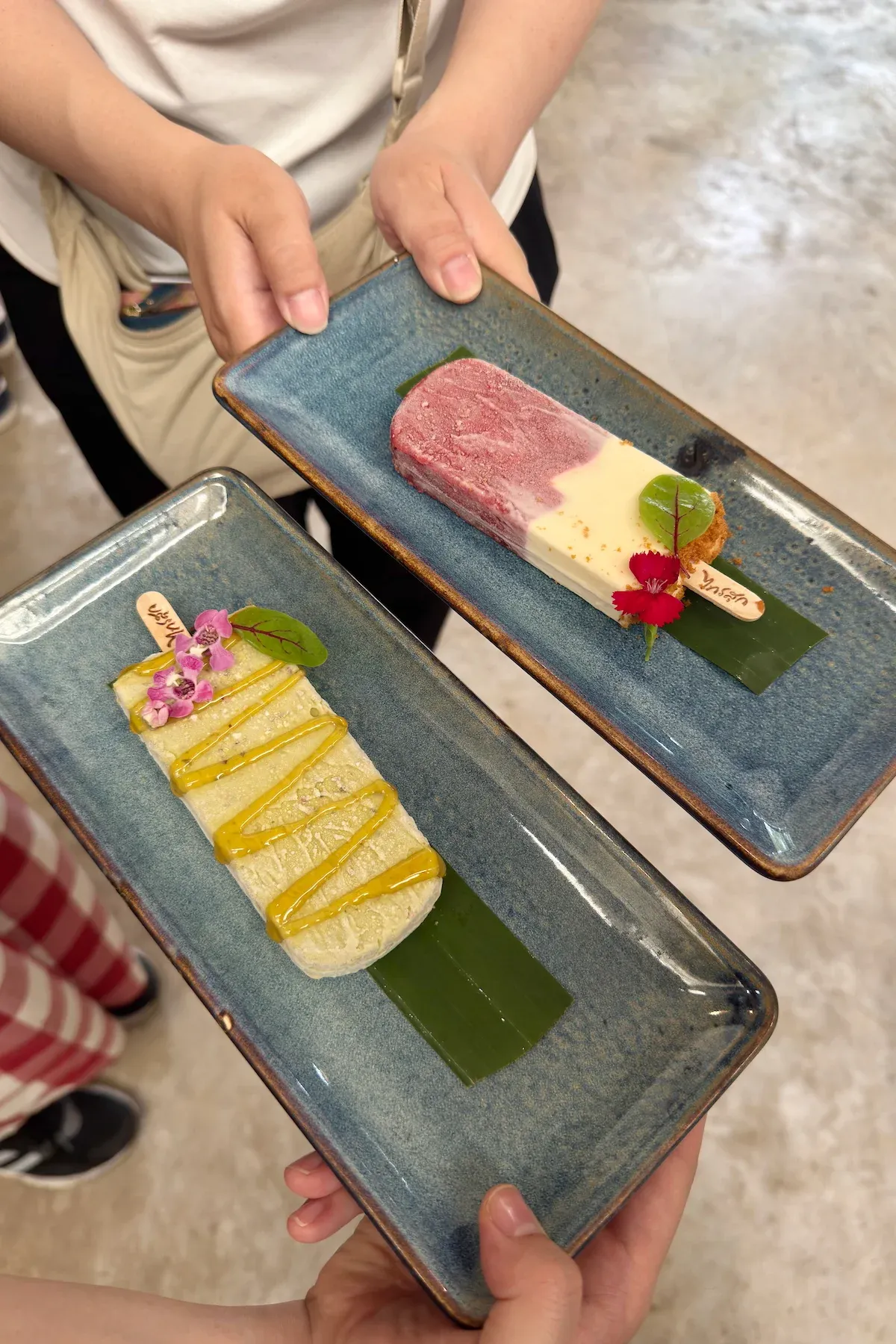 アイスのアップ
